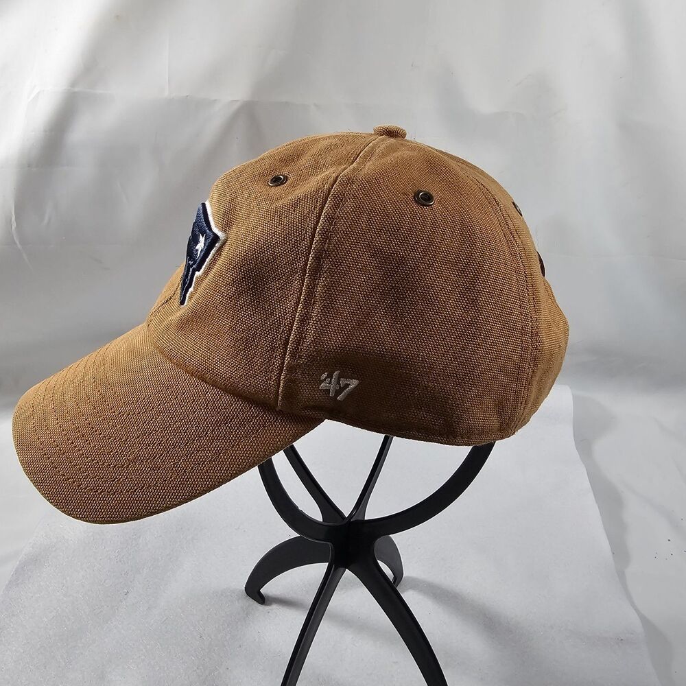 Carhartt x '47 New England Patriots Captain adjustable Brown Cap - Picture 2 of 16